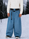 Men's Urban Vibe Workwear-Inspired Rivet-Trim Wide Fit OG Baggy Snowboard Pants