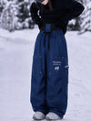 Women's Camden Punk Rivet Street Utility Cargo Snowboard Pants – Baggy Freestyle Fit