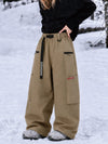 Women's Utility Techline Durable Stretch Cargo Baggy Freestyle Fit Snowboard Pants