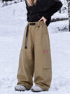Women's Utility Techline Durable Stretch Cargo Baggy Freestyle Fit Snowboard Pants