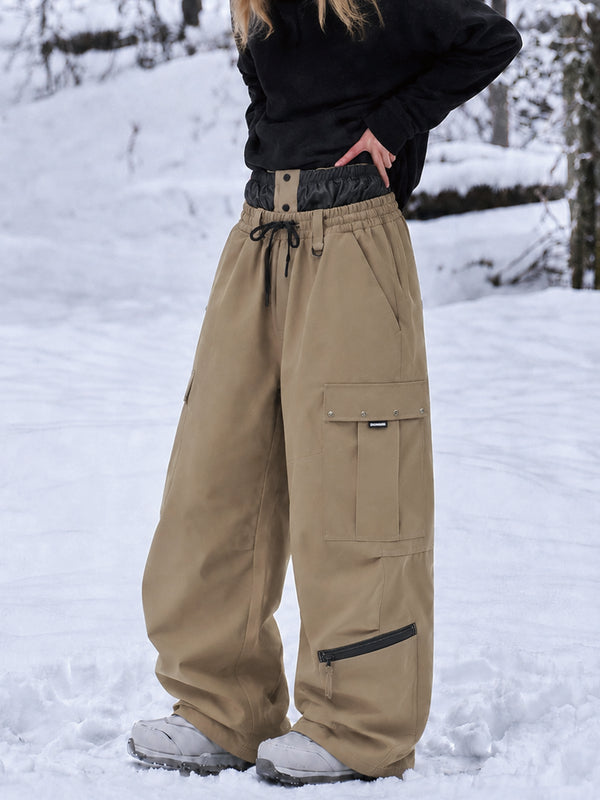 Women's Techline Workwear-Inspired Utility Cargo Snowboard Pants – Baggy Freestyle Fit