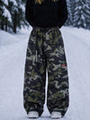 Women's Utility Techline Durable Stretch Cargo Baggy Freestyle Fit Snowboard Pants