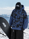 Men's Park Rider 2-in-1 Layered Freestyle Snow Hoodie with Contrast Sleeves