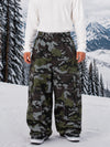 Men's Nightline Park Rider Reflective Trim Cargo Pockets Baggy Snow Pants