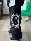 Men's John Snow StreetSketch Graffiti Oversize Baggy Snowboard Pants