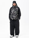 Men's Freestyle Mountain Camo Snow Suit – Bomber Jacket & Baggy Pants Set