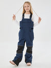 Girls Mountain Trek Light Reflective Knee Guard Waterproof Insulated Snow Bib Pants
