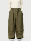 Women's Utility UrbanCraft Cargo Double Knee Snowboard Pants with Rivet-Reinforced Panels