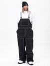 Men's City Chill Street Style Freerider Baggy Snow Bib Overalls
