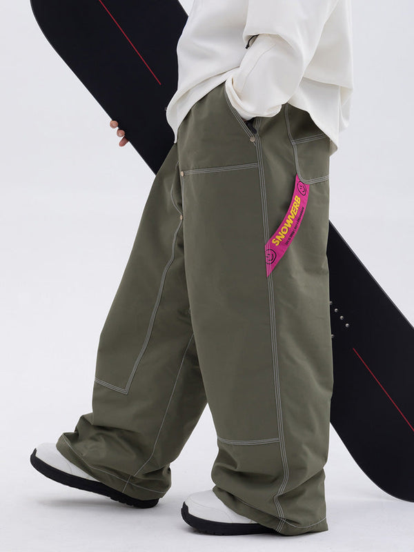 Men's Urban Street Style Freerider Baggy Snow Pants