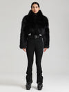 Women's Glacier Vogue Ski Jumpsuit & Faux Fluffy Fur Delish Jacket