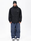 Men's Night Skiing Chill Reflective Snow Suit – Mountain Jacket & Streetstorm Baggy Pants Set
