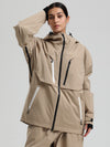 Women's Gsou Snow Durable Mountain Pro Winter Function Cargo Snow Jacket
