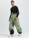 Men's Gsou Snow Durable Mountain Pro All Function Cargo Snow Bibs Pants