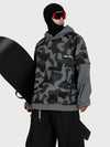 Men's Park Rider 2-in-1 Layered Freestyle Snow Hoodie with Contrast Sleeves