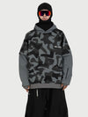 Men's Park Rider 2-in-1 Layered Freestyle Snow Hoodie with Contrast Sleeves