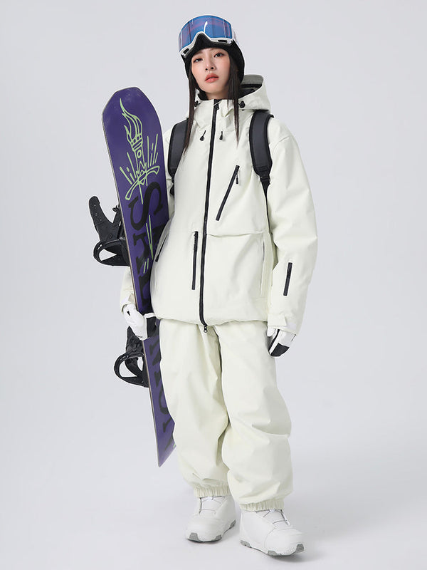 Women's Searipe Unisex Durable Mountain Rider All-Weather Baggy Snow Suit