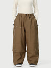 Women's Utility UrbanCraft Cargo Double Knee Snowboard Pants with Rivet-Reinforced Panels