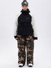 Women's Freestyle Mountain Camo Snow Suit – Bomber Jacket & Baggy Pants Set