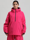 Women's Gsou Snow Durable Urban Vibe Pullover Anorak Snowboard Jacket