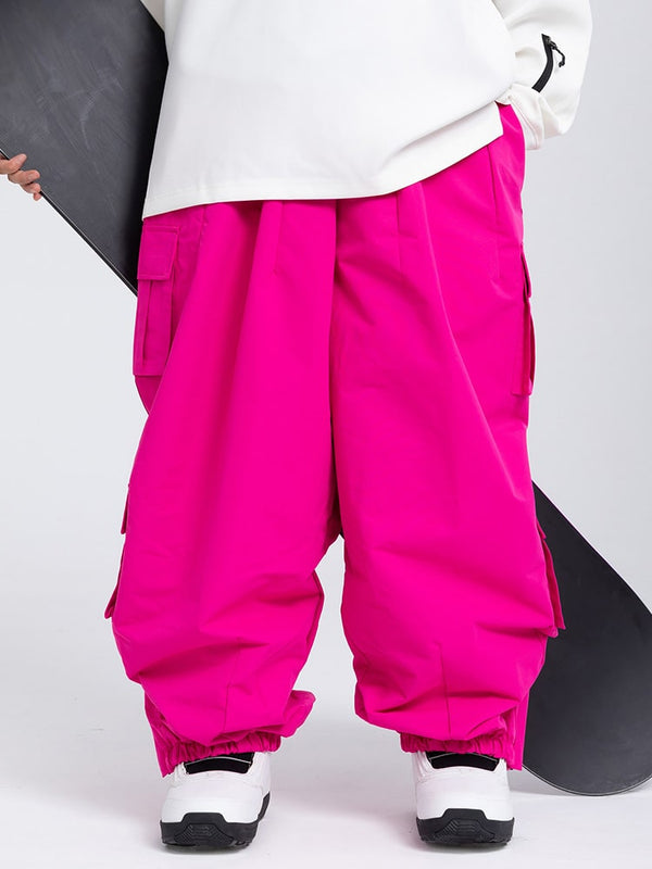 Women's Rabbit Snow Freestyle Cargo Baggy Snowboard Pants