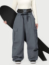 Women's Techline Workwear-Inspired Utility Cargo Snowboard Pants – Baggy Freestyle Fit