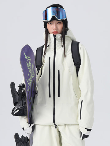 Women's Searipe Unisex Durable Mountain Rider All-Terrain Baggy Snow Jacket