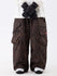 Women's Wild Soul Steeze ParkRider Multi-Pocket Utility Cargo Leopard Snow Pants