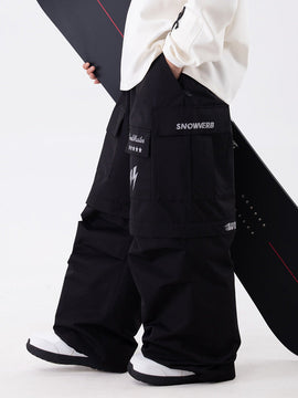 Men's Wild Soul Steeze Shred Master Baggy Street Cargo Snow Pants / Shorts