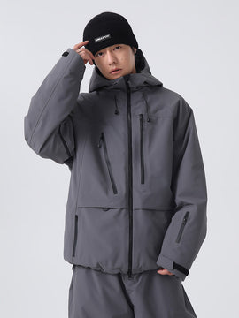 Men's Searipe Unisex Urban Ridge Mountain Freeride Baggy Snow Jacket