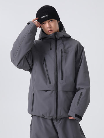 Men's Searipe Unisex Urban Ridge Mountain Freeride Baggy Snow Jacket