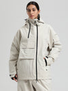 Women's Gsou Snow Terrain Flow FlexZip Hybrid Cargo Snowboard Jacket