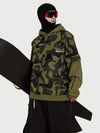 Men's Park Rider 2-in-1 Layered Freestyle Snow Hoodie with Contrast Sleeves