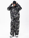 Men's Freestyle Mountain Camo Snow Suit – Bomber Jacket & Baggy Pants Set