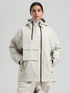 Women's Gsou Snow Terrain Flow FlexZip Hybrid Cargo Snowboard Jacket