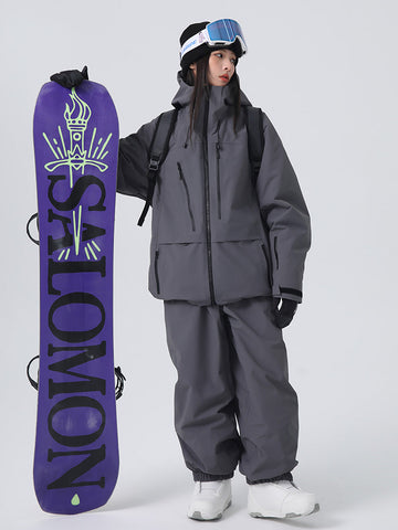 Women's Searipe Unisex Urban Ridge Mountain Freeride Baggy Snow Suit