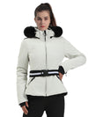 Women's Gsou Snow Mountain Chic Down Ski Jacket With Removable Faux Fur Hood