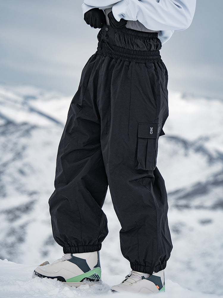Men's Rabbit Snow StreetFlow Freestyle Cargo Baggy Snow Pants ...