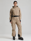 Women's Gsou Snow Alpine Luxe Slim Fit Full Body Onesie Ski Jumpsuit