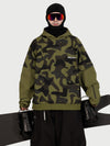 Men's Park Rider 2-in-1 Layered Freestyle Snow Hoodie with Contrast Sleeves