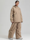 Women's Gsou Snow Durable Mountain Vibe Pullover Anorak Baggy Snow Suits