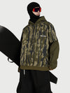 Men's Park Rider 2-in-1 Layered Freestyle Snow Hoodie with Contrast Sleeves