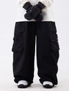 Women's Wild Soul Steeze ParkRider Multi-Pocket Utility Cargo Leopard Snow Pants