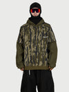 Men's Park Rider 2-in-1 Layered Freestyle Snow Hoodie with Contrast Sleeves