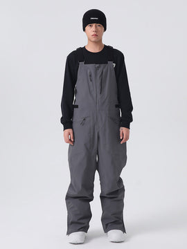 Men’s Searipe Unisex Urban Trek Durable Baggy Snow Bibs Overalls