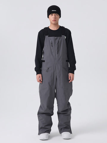 Men’s Searipe Unisex Urban Trek Durable Baggy Snow Bibs Overalls