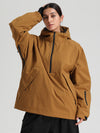 Women's Gsou Snow Durable Urban Vibe Pullover Anorak Snowboard Jacket