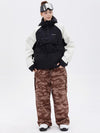 Women's Freestyle Mountain Camo Snow Suit – Bomber Jacket & Baggy Pants Set