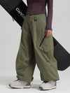 Women's Gsou Snow Durable Urban Vibe All Function Baggy Snow Pants
