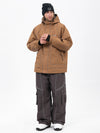 Men's Night Skiing Chill Reflective Snow Suit – Mountain Jacket & Streetstorm Baggy Pants Set
